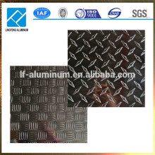 1060 3002 5052 6061 8011 Plaque vérifiée en aluminium allumé au métal fabriquée
